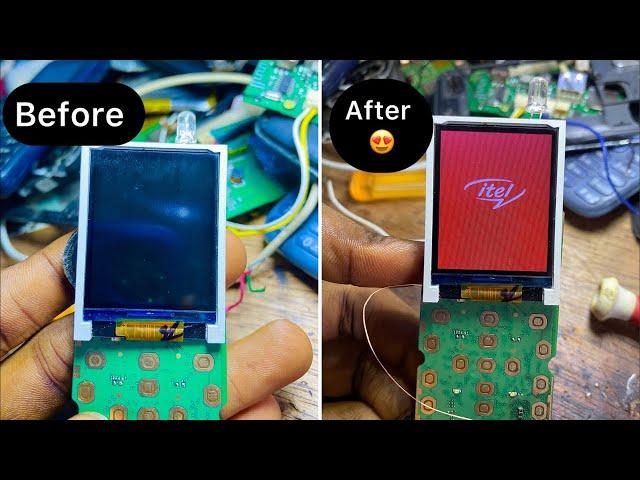 Learn How to Fixed display lights on buttons phones Live