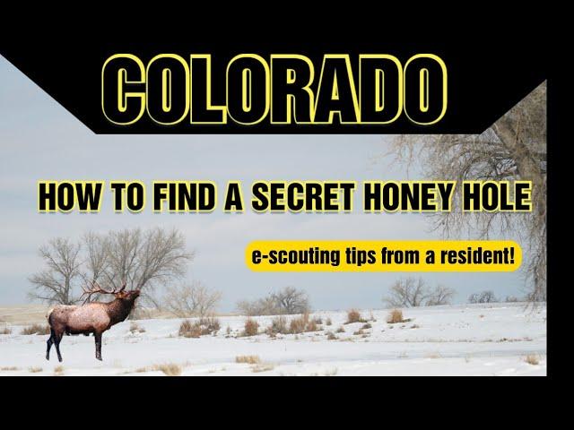 How to find Elk in Colorado OTC units using OnX. E-Scouting tips from a resident