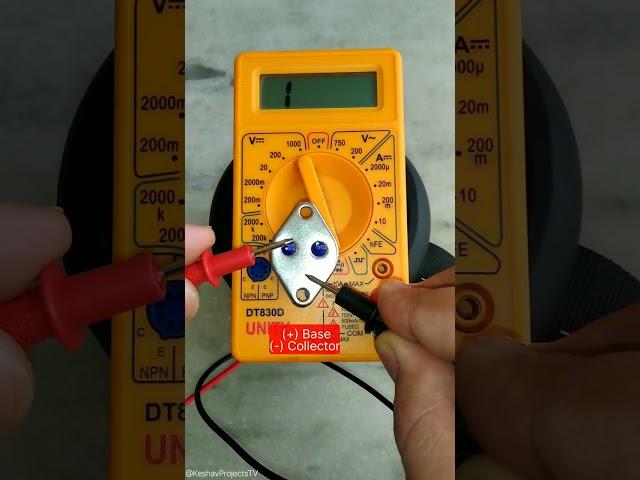 How to test a transistor ️