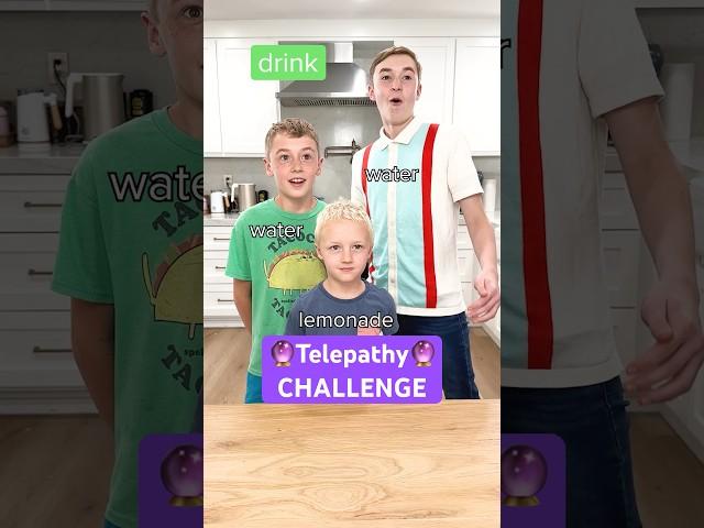 Telepathy CHALLENGE  | Ballinger Family #shorts