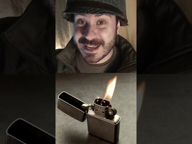 ZIPPO - O ISQUEIRO MAIS FAMOSO DA GUERRA #shorts