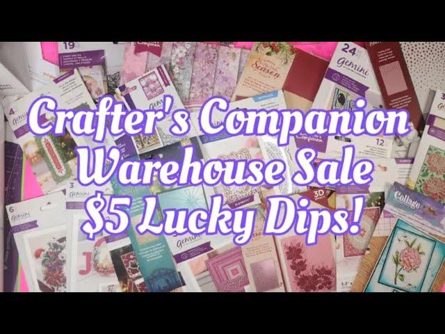 Crafter's Companion $5 Lucky Dips Haul! See which are awesome, average or awful!