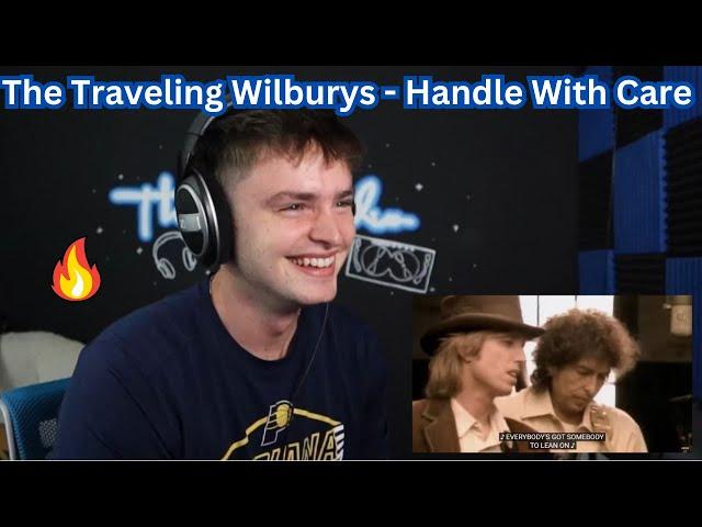 My First Time Reacting To The Traveling Wilburys - Handle With Care (Official Video)