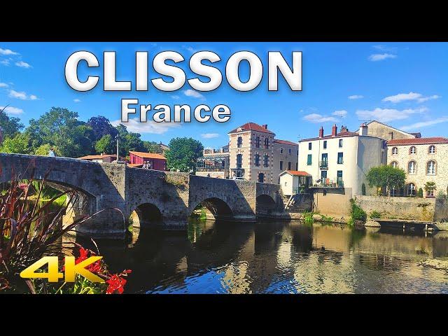 Gorgeous Medieval Village of Clisson - France【4K - 60fps】