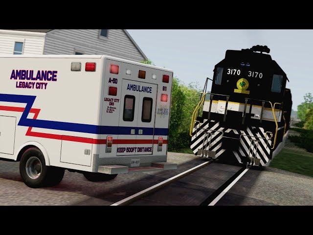 Train Close Calls & Near-Miss Accidents 7 | BeamNG.drive