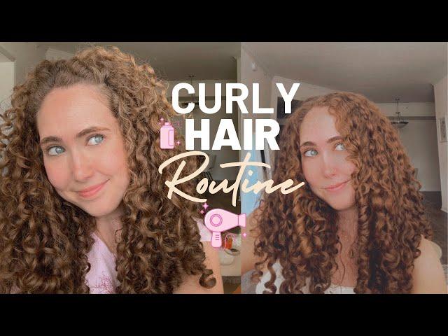 CURLY HAIR ROUTINE | Effortless full & bouncy curls