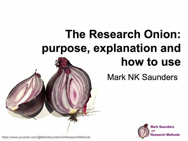 The Research Onion: purpose, explanation and how to use