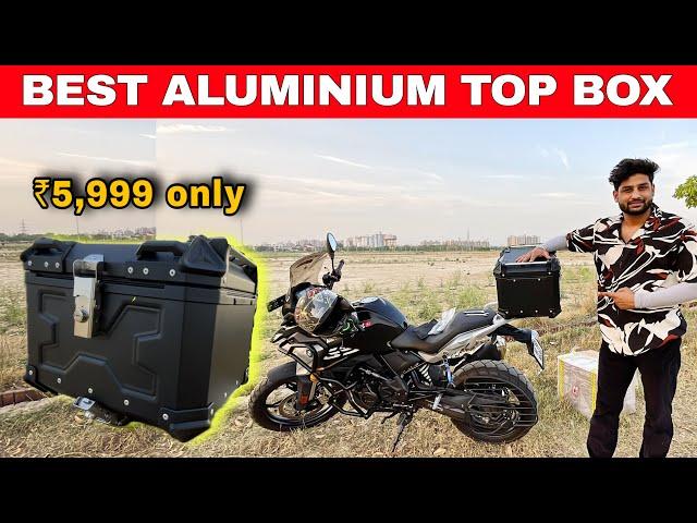 JB RACING Top Box  | BMW 310GS accessories | Top Box For bike | ALUMINIUM TOP BOX for Bike