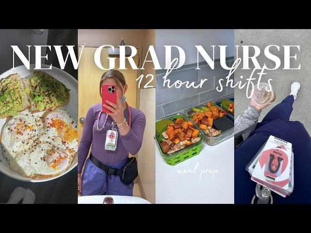 Week in my life as a new grad nurse: 3 shifts in a row, meal prep