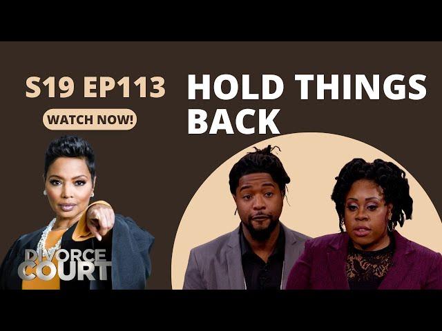 Hold Things Back: Divorce Court - Angela vs. Jonathan