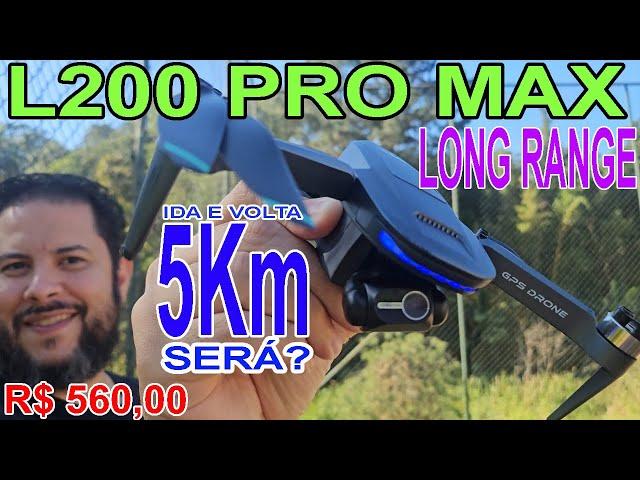 Drone L200 Long Range teste de distancia com o drone L200 sera que foi a 2.500 metros ou será pés