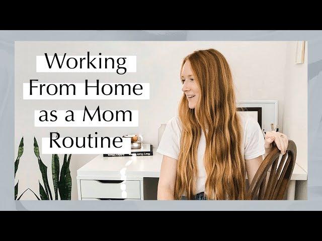 Working From Home Mom Routine | Graphic Designer DITL | Cassie Dulworth