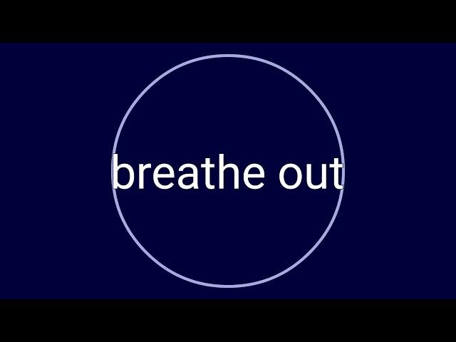 Heart Coherence: 5 minute breath exercice (5/5: breathe in during 5s, breathe out during 5s)