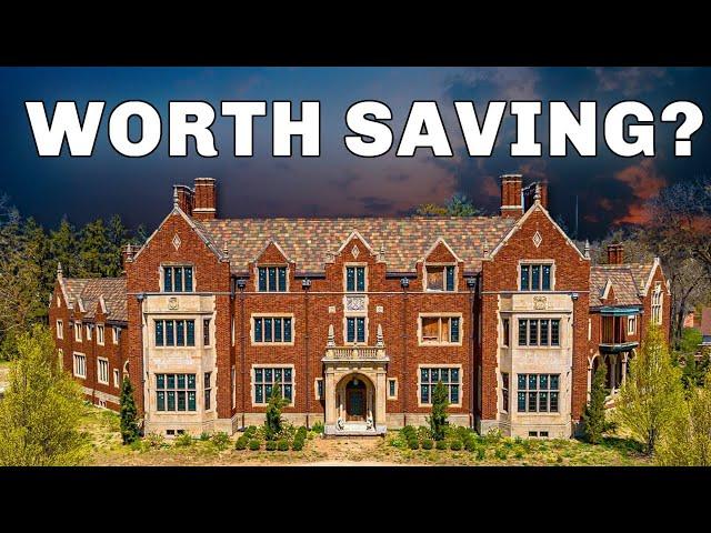 Inside a GUTTED Mega Mansion in Detroit, Michigan