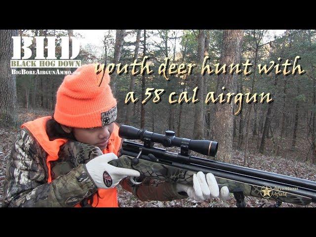 13 y/o girl drops deer with a 58 cal airgun