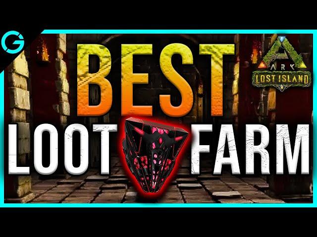 The BEST Loot Crate & BP Farm Location - Ark: Lost Island