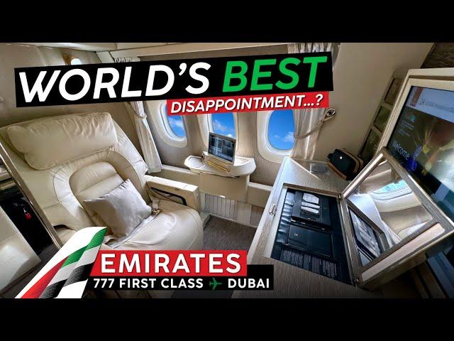 EMIRATES GAME CHANGER 777 First Class  Brussels to Dubai  A Big Disappointment...???