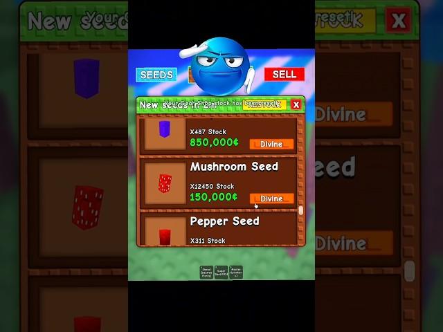 This Stock Is TOO RARE  Grow A Garden (Fanmade) #shorts #roblox #growagarden