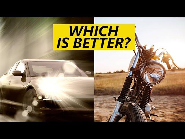 MOTORCYCLES VS CARS - Which Is Better?