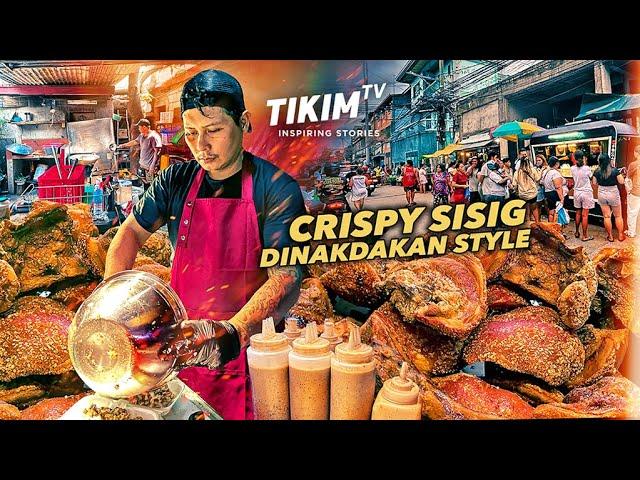 Kanto SISIG DINAKDAKAN Style sa Taguig | Bagnet Crispy Sisig | Kalye Tres Sisig Story | TIKIM TV