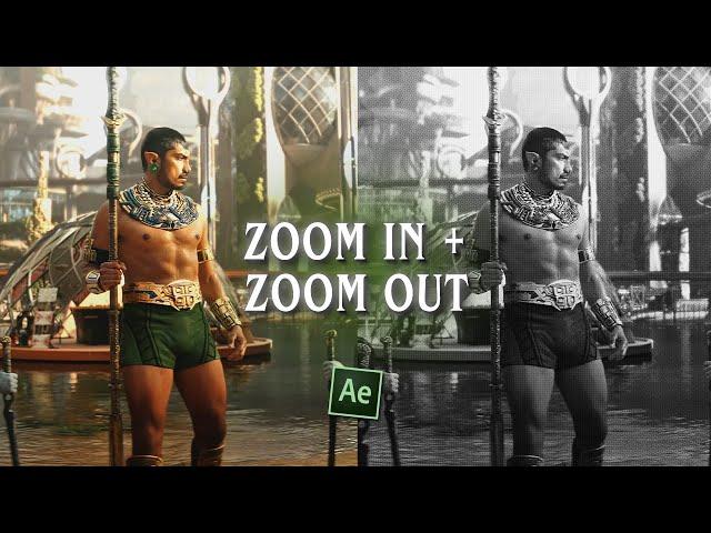 smooth zoom in & zoom out ; after effects