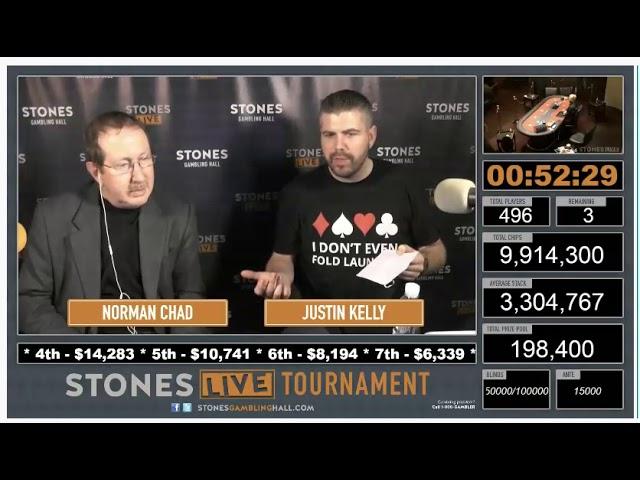 Norman Chad Comments On Mike Postle's Main Event Win At Stones