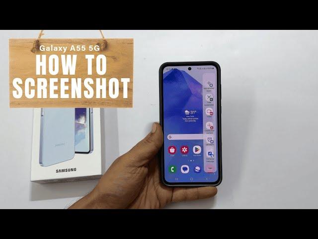 Samsung Galaxy A55 5G: How to take screenshot - 4 Ways Plus Long Screenshot