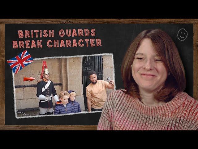 When British Guards Break Character |  American Reaction