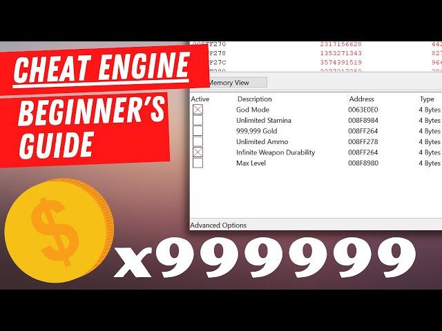 How To Use Cheat Engine - Tutorial With Examples