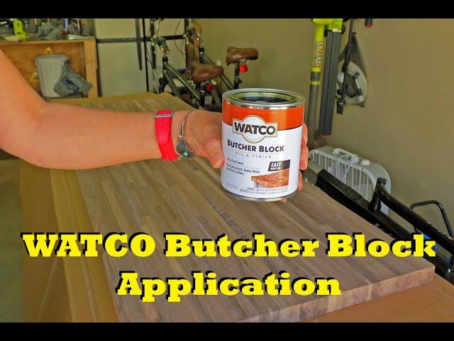 How To Apply Watco Butcher Block Oil