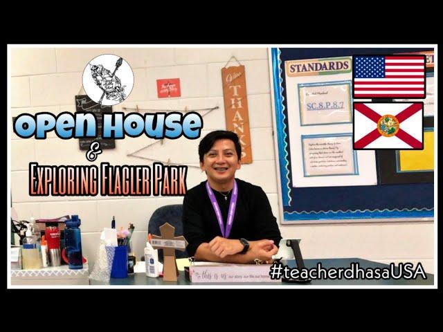 Open House at Osceola Middle School and Exploring Flagler Park | Teacher Dha |