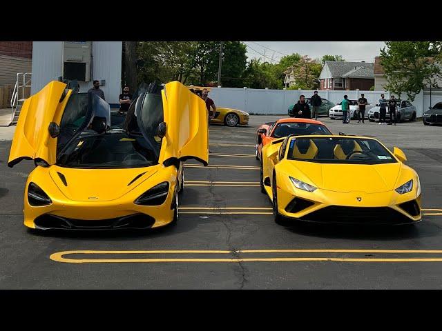 Supercars Rallying for a Good Cause! (Ferraris, McLarens, and More)