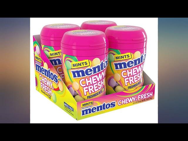 Mentos Candy, Individually Wrapped Chewy Mint, Bulk Bag, Peppermint, Party, Office, review