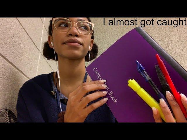 ASMR In My Math Class ... I tried & almost got caught