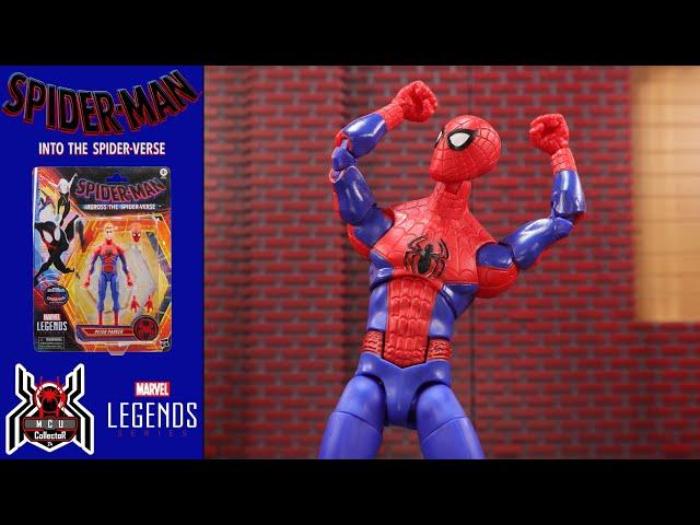 Marvel Legends PETER PARKER Spider-Man Into the Spider-Verse Across Wave 2 Movie Figure Review