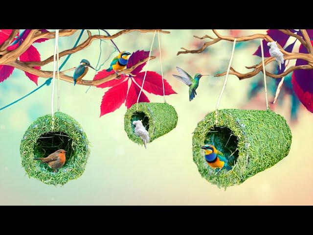 How to make Bird house/ Homemade bird nest / plastic bottle craft ideas