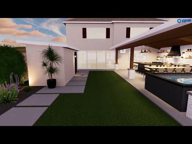 Castaneda- Milan Place- Backyard Render