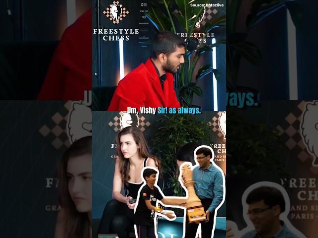 Gukesh's Inspiration - The Legend Vishwanathan Anand️#chess #gukesh #vishyanand #shorts