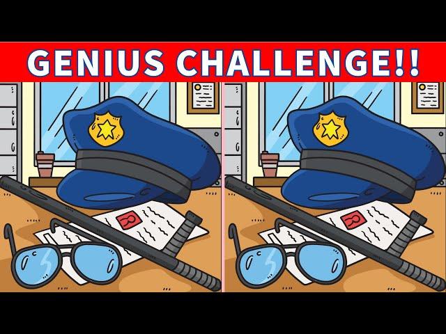 【Spot the difference】️10mins brain exercise!! Find the difference game for genius!!