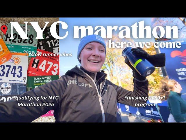 Qualifying to run the TCS NYC Marathon in 2025| new york city running vlog