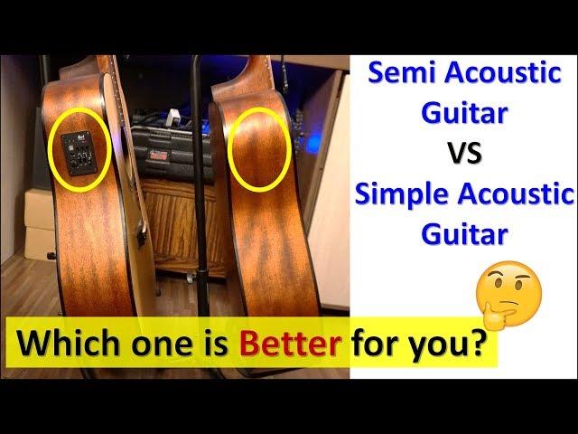 Simple Acoustic VS Electro Acoustic Guitar | Which Type suits Your needs ??