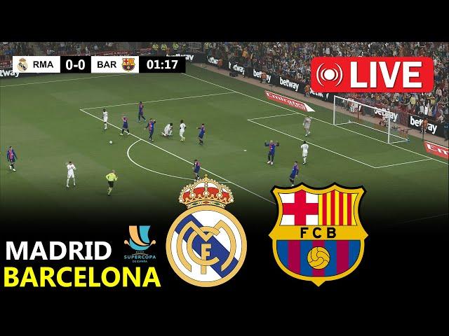 Real Madrid vs Barcelona | Supercopa Final | eFootball Pes 21 Gameplay