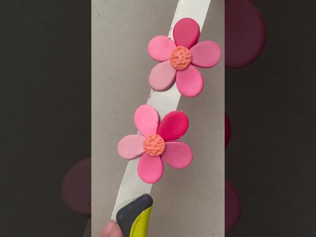 Simple polymer clay flowers | Daisy | Tutorial | Beginner  #flowers #earringmaking #polymerclay