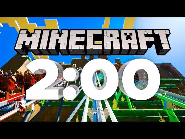 2 Minute Timer Roller Coaster [MINECRAFT]