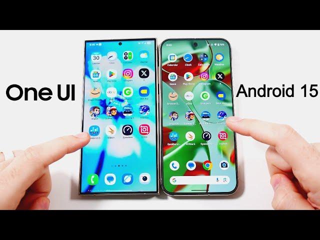 Galaxy S24 Ultra (One UI 7) vs Pixel 9 Pro XL Animations Test