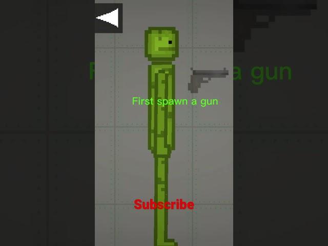 How to hold a gun in melon playground