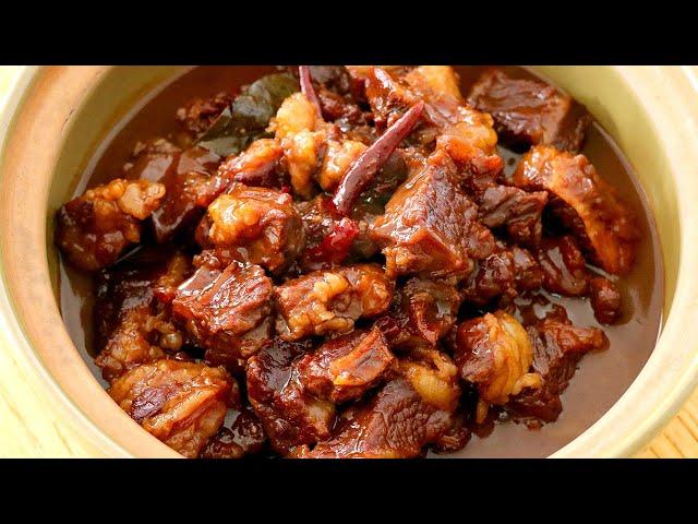廣式醬燜牛腩：學會家庭做法，醬香濃郁味道足，軟爛鮮香好吃不膩【夏媽廚房】