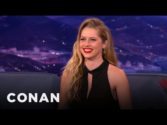 Teresa Palmer Threw The Biggest Party In Australian History | CONAN on TBS