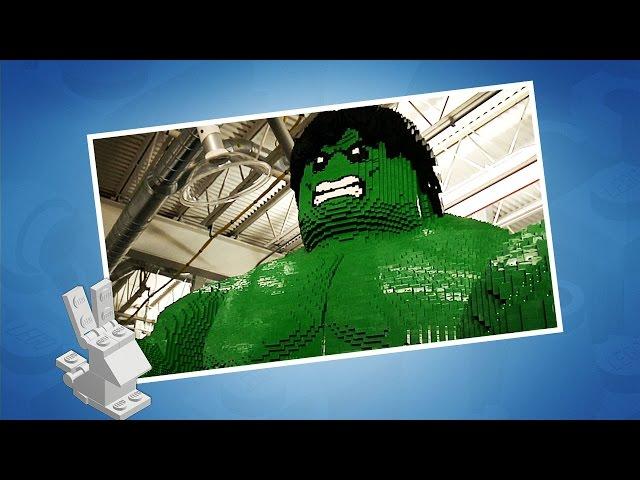 Life Size Hulk - LEGO Club TV - Behind the Bricks