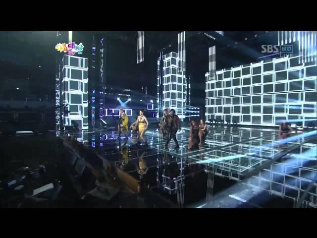 2NE1 [I love you] @SBS 2012 가요대전 The Color of K-pop 20121229